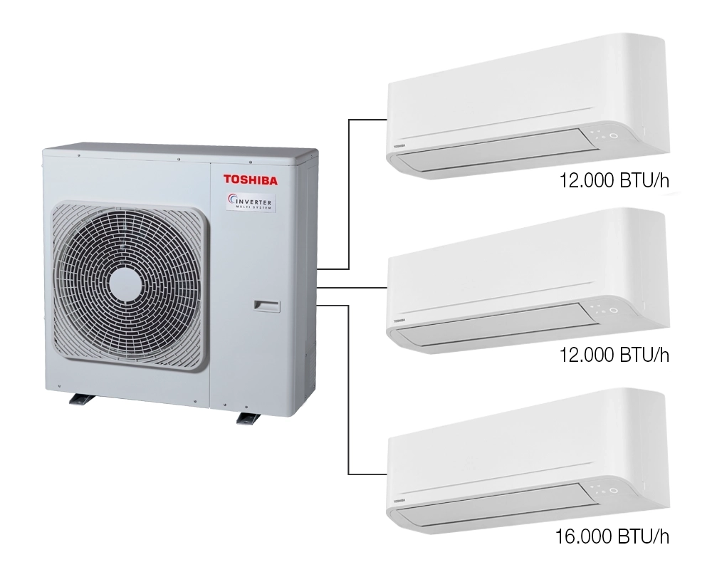 Toshiba 3M Multi Split Klima 12.000+12.000+16.000 BTU
